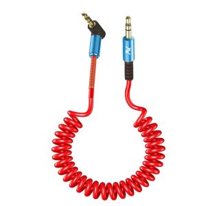 L'avvento MP327 Stereo Cable, 3.5Mm, Adjustable Built-In Microphone - Red