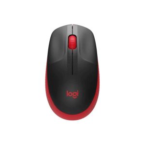 Logitech M190 Mouse, 1000Db - Black Red
