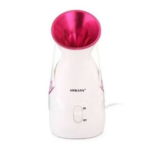 Sokany 18548840 Facial Steamer - White Pink