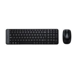 Logitech MK220 Wireless Keyboard and Mouse - Black