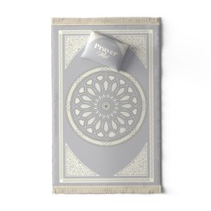 Prayer Mat, 68×117  cm - Light Grey