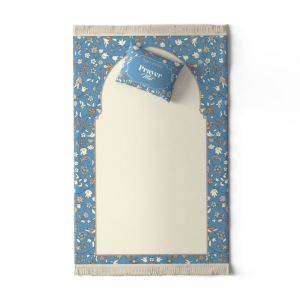Prayer Mat, 68×117  cm - Blue Beige