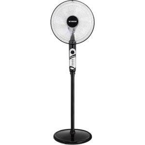 Fresh APFRH001468 Silent Stand Fan, 16 Inch, 3 Blades, 3 Speeds - Black