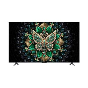 TCL 75C6K 75-inch QLED Smart TV with Voice Search, Bluetooth, and Built-in Receiver - Black