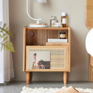 Counter Wood Modern Commode,50x45x35 cm -Light wooden