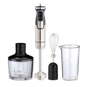 Sokany SK-1725 Hand Blender, 2 Speeds, 800 Watts - Black Silver
