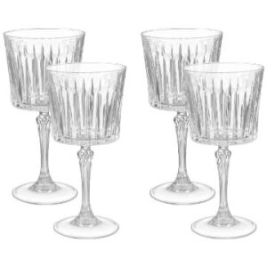 RCR Glass Ice Cream Glasses Set, 4 Pieces, 210 ml - Clear