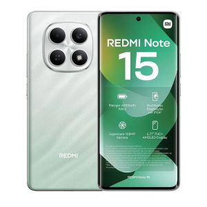 Redmi Note 15 Smart Mobile Phone, 4G LTE Network, Dual SIM, 256GB, 8GB RAM - Forest Green