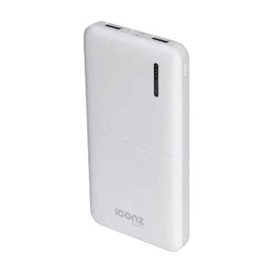 Iconz Basics XPB11CW Power Bank, 10000mAh, 2 Ports - White