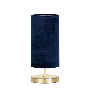Steel Modern Lighting Table, 30×13 cm - Dark Blue Gold
