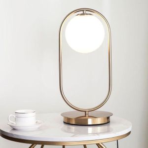 Lampshades Steel And Glass, 40×18 cm - Gold White