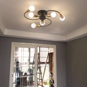 نجفة سقف،25x65 سم - اسود